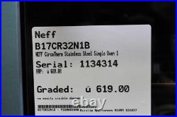 Graded B17CR32N1B NEFF CircoTherm Stainless Steel Single Oven 13A 277184