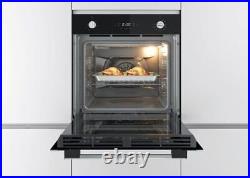 Graded Hoover HOC3UB3158BIWF Black Built In Electric Single Oven (HC-49)