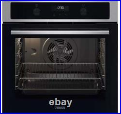 Graded Zanussi ZOCND7X1 Stainless Steel Built In Electric Single Oven (WI-116)