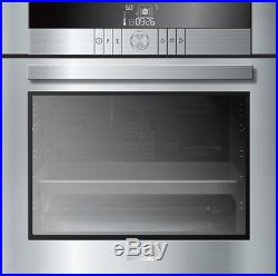 Grundig GEBM34001X 60cm Built-In Pyrolytic Electric Single Oven- St/Steel