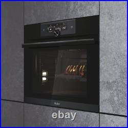 Haier HWO60SM6F8BH Built-In 70 Litre Single Electric Oven Black 7609