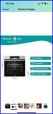 Hisense BI62212AXUK Built-in 77L Electric Single Oven