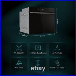 Hisense BI64221PDBG Hi4 BlackLine Built In 60cm Electric Single Oven Black A+