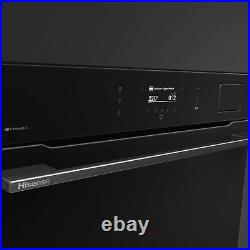 Hisense Hi8 Electric Self-Cleaning Single Oven Black BAS6PH8BUKWF