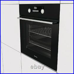 Hisense O521ABUK Electric Built-in Single Oven With Steam Cleaning Black