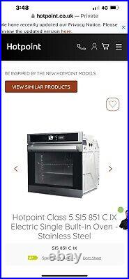 Hotpoint Class 5 SI5 851 C IX Electric Single Built-in Oven Stainless Steel