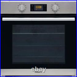 Hotpoint HotSA2Induct Built In Single Oven & Induction Hob Stainless Steel /
