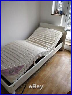 Hülsta Single Bed With Built In Lamp And Electric Motion Mattress And Remote