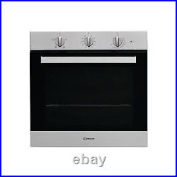 Indesit Electric Oven and Ceramic Hob Pack BUN/IFW6330IX/90892