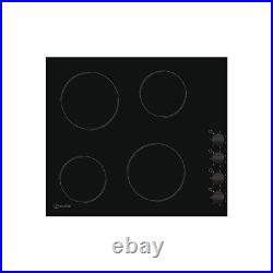 Indesit Electric Oven and Ceramic Hob Pack BUN/IFW6330IX/90892