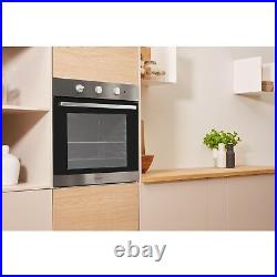 Indesit IFW6230IXUK Four Function Electric Built-in Single Oven Stainless Stee