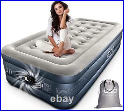 King Air Bed with Built-In Pump Quick Self-Inflation, Queen Size