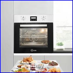 LED display Timer 60cm Built-in Single Rack Electric Oven Plug Fitted 50-250