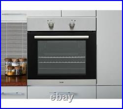 LOGIK LBFANX20 Built-in Single Electric Oven 66L Stainless Steel Currys