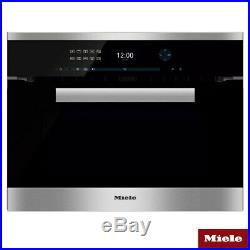 Miele Single Electric Built-In Integrated Oven 76L A+ Rating Clean Steel, H6260B