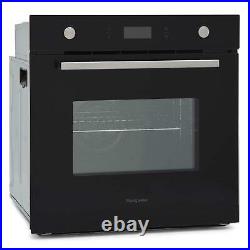 Montpellier SFO74B 8 Function 70L Single Electric Built-in Oven With LED Display