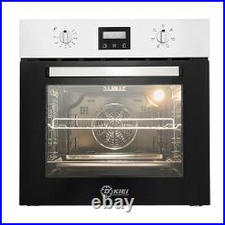 Multifunctiol Built-in Oven LED Display Single Electric Fan Oven Stainless Steel