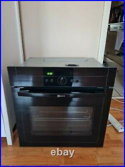 NEFF B15P24S0GB Built-In black Electric Single Oven multifunction 60cm