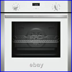 NEFF B1ACE4HW0B N50 Built In 59cm A Electric Single Oven White New