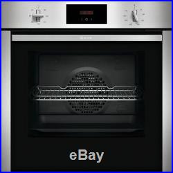 NEFF B3CCC0AN0B N30 Slide&Hide Built In 59cm A Electric Single Oven Stainless