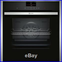 NEFF B47CS34H0B N90 Slide&Hide Built In 60cm A Electric Single Oven Stainless