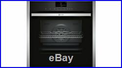 NEFF B47FS34H0B N90 Slide&Hide Built In 60cm A+ Electric Single Oven Stainless