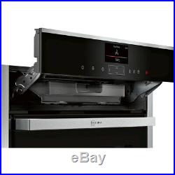 NEFF B47FS34H0B N90 Slide&Hide Built In 60cm A+ Electric Single Oven Stainless