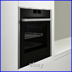 NEFF B48FT78H0B N90 Slide&Hide Built In 60cm A+ Electric Single Oven Stainless