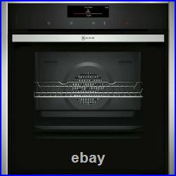 NEFF B58CT68H0B N90 Slide&Hide Built In 60cm A Electric Single Oven Stainless S