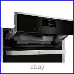 NEFF B58VT68H0B N90 Slide&Hide Built In 60cm A Electric Single Oven Stainless