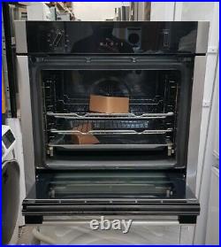NEFF B6ACH7HN0B N50 Slide&Hide Built In 59cm A Electric Single Oven Stainless