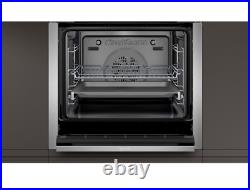 NEFF N50 B4ACM5HH0B 60cm Built-in Slide and Hide Self Cleaning Smart Single Oven