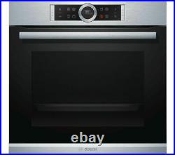 NEW BOSCH 71L Serie8 HBG634BS1B BUILT IN SINGLE ELECTRIC OVEN STAINLESS STEEL A+