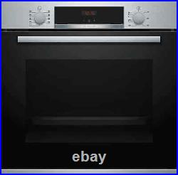 NEW! Bosch Serie 4 HBS534BS0B Built in Electric Single Oven Stainless Steel