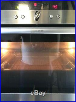 Neff B1881N2GB Slide&Hide Stainless Circotherm Electric Built-in Single Oven