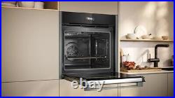 Neff B24CR71G0B Built-In Single Pyrolytic Oven Black with Graphite-Grey Trim