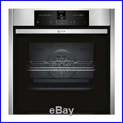 Neff B25CR22N1B Electric 71L Integrated Pyrolytic Single Oven Stainless Steel