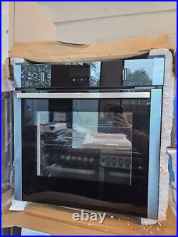 Neff B2ACH7HH0B Wifi Connected Built In Electric Pyrolytic Single Oven Silver