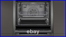 Neff B3ACE4HG0B N50 Slide and Hide Built In Electric Single 60cm Oven Graphite