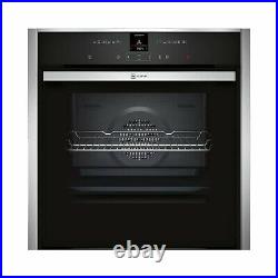 Neff B47CR32N0B N70 Slide & Hide 12 Function Touch Control Electric Single Oven