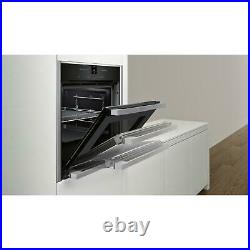Neff B57CR23N0B Pyrolytic Slide & Hide Built In Electric Single Oven Stainless