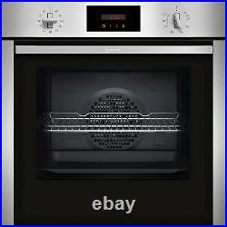 Neff N30 Slide & Hide Pyrolytic Self Cleaning Electric Single Oven with Added St