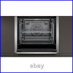 Neff N50 Slide & Hide Electric Single Oven with added Steam Function and Catalyt