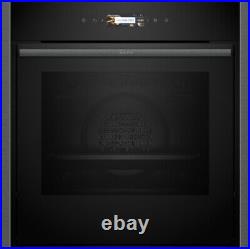 Neff N70 Slide and Hide B54CR31G0B Built-In Electric Single Oven Grey