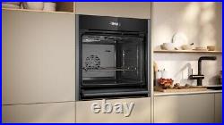 Neff N70 Slide and Hide B54CR31G0B Built-In Electric Single Oven Grey