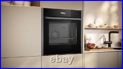 Neff N70 Slide and Hide B54CR31G0B Built-In Electric Single Oven Grey