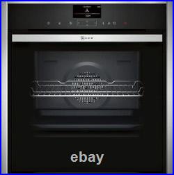 Neff N90 B57VS24H0B Built-In Electric Single Oven Stainless Steel