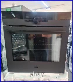 New Unboxed AEG BPK948330B Built-In Electric Single Oven Black