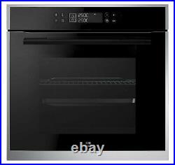 New World NWCMBOBP Built In Single Electric Oven Black