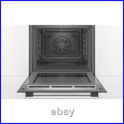 Oven Bosch HBA63B150B 60cm Serie 6 Pyrolytic Built-in Silver Electric Single